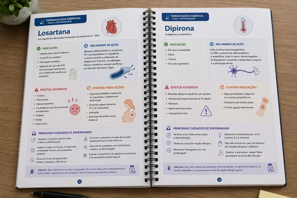 Capa do bônus: Farmacologia Essencial para Enfermagem